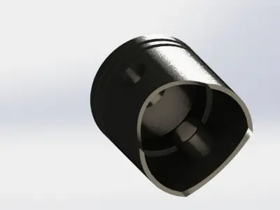 piston stainless steel ball 3D model