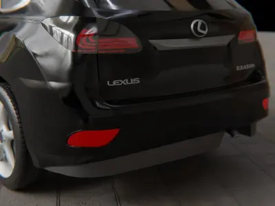  Lexus RX450h 3D model