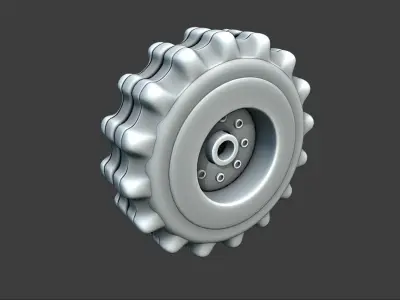 Bike Tyre- Rim 3D model