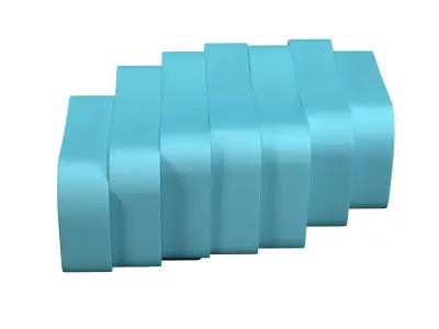 CLIFFY POUF 3D model