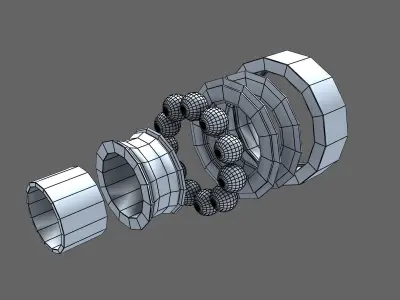 Bearing ball 3D model