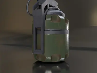 GRENADE MODEL military Free low-poly 3D model