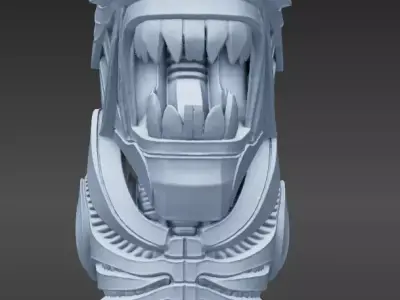 Xenomorph Cardboard Style 3D print model