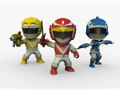 Liveman LiveRobo Low-poly 3D model