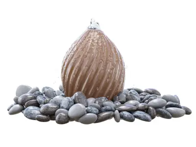 Decorative garden fountain LATIKA ORISSA 3D model