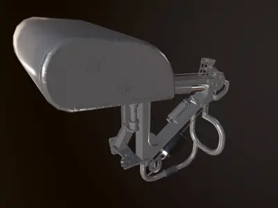 Winch LPG-150M Low-poly 3D model