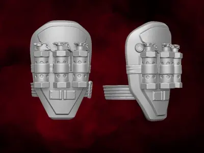 Deathrider Kit 3D printable files for Action Figures 3D print model