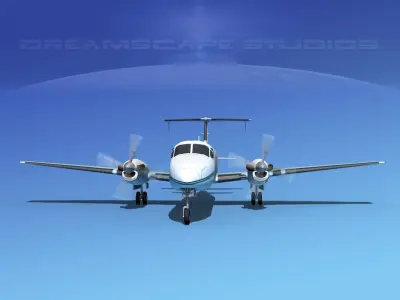 Beechcraft 1900C V20 3D model