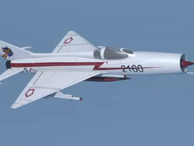 MiG-21 AURI 3D model