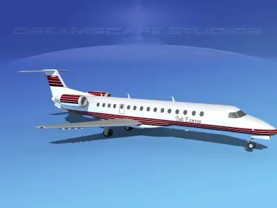 Embraer ERJ-140 Bali Express 3D model