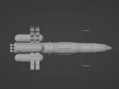 Artemis collection - realistic 3D model of a spaceship 3D model
