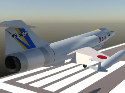 F-104J Starfighter 3D model