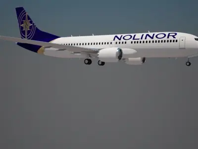 Nolinor Aviation 737 Aircraft 3D model