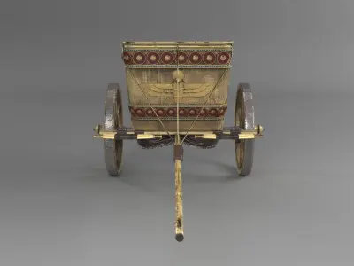 PHOTOREALISTIC EGYPT CHARIOT 3D model