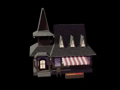 Medieval Shop 3D model