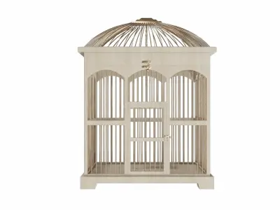 Bird-cage bird cage 3D model