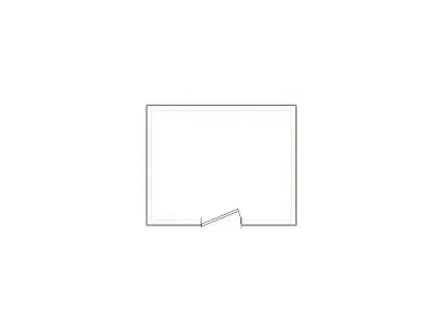 Simple Exterior Sketch by Interior - 1-250 SF - Xactimate 3D model