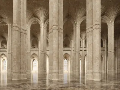 3D Classical Historic Interior 322 3D model