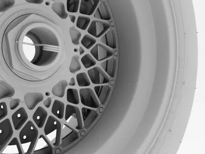 BBS E55 Goodyear Eagle V2 Combo 3D model