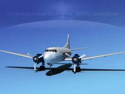 Martin 202 Executive 3 3D model