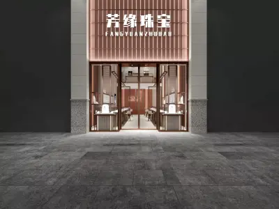 jewelry store Low-poly 3D model