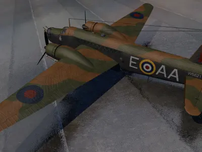 Vickers Wellington Mk-1C - RNZAF 3D model
