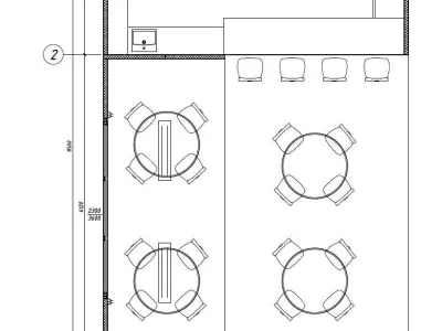 Restaurant teahouse cafe 3D model