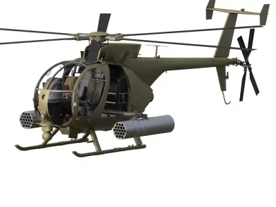 Boeing MH-6M Little Bird 3D model