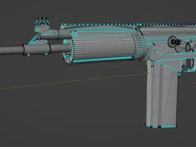 Galil Ace Low-poly 3D model