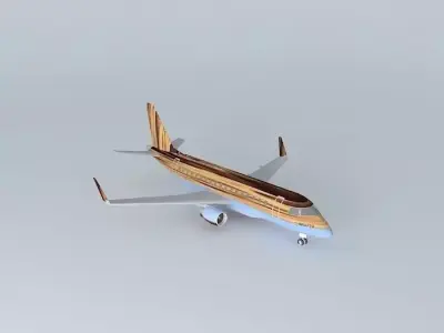 UpTheTerrain Airways Embraer ERJ 170 Free 3D model