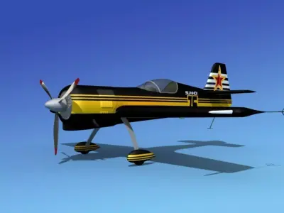 Sukhoi SU-26 Aerobat V03 3D model