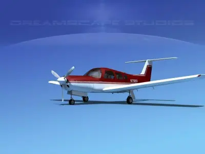 Piper PA-28R-201 Arrow III V08 3D model
