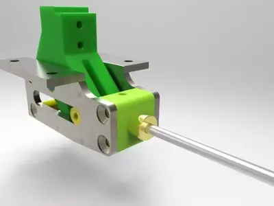 RC plane retract Free 3D model