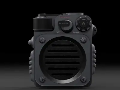 Sci Fi Gass Can Model Low Poly Game Ready Low-poly 3D model