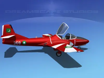 Cessna T-37 Tweetybird Pakistan 3D model