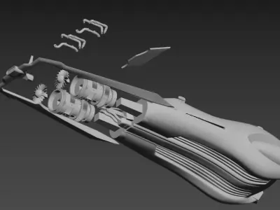 Star Wars Anakin speeder 3D print model