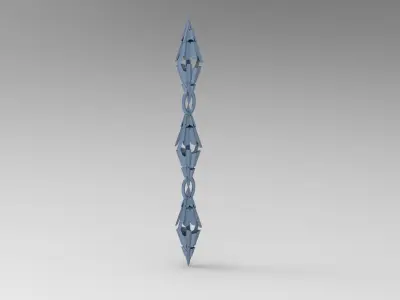 Sci Fi chain 1 Low-poly 3D model