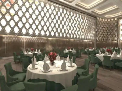 Banquet Hall 3D model