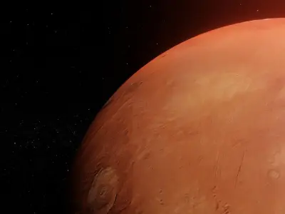 Photorealistic Mars High-Res Textures and Sci-Fi Music Pack Low-poly 3D model