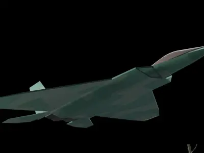 Jet aircraft 3d model 3D model