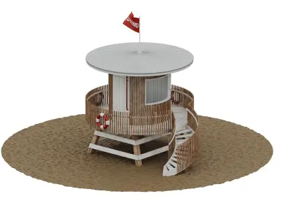Rescue Tower 2 3D model