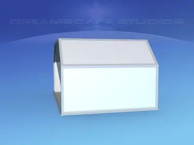 IATA 5 Air Cargo Container Low-poly 3D model