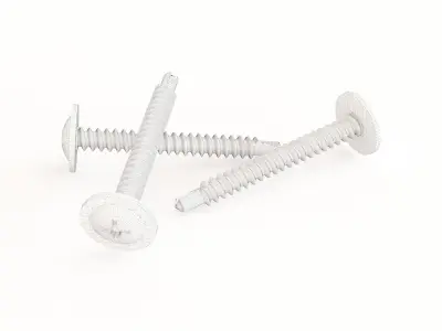 Self drilling screw 3D model