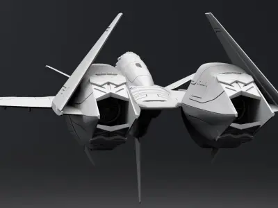 ADF Falken scale model 3D print model