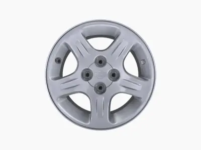 Nissan Sentra 1998 15 OEM wheel Low-poly 3D model