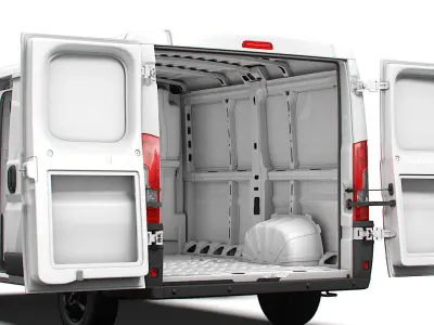 Vauxhall Movano Van L1H1 HQ Interior 2023 3D model