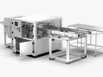 Automatic PCB Partition Cleaning Machine 3D model