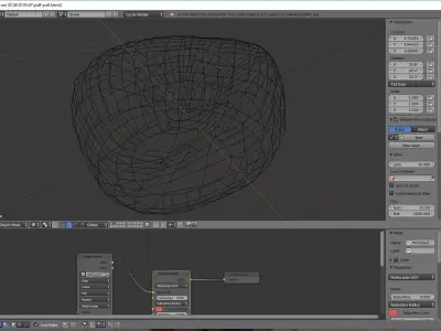 leather puff Free low-poly 3D model