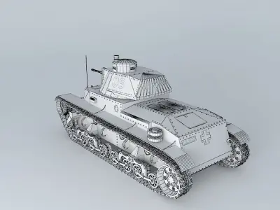 Panzer 35 t 3D model
