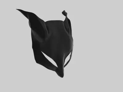 Kitsune Mask Free 3D model
